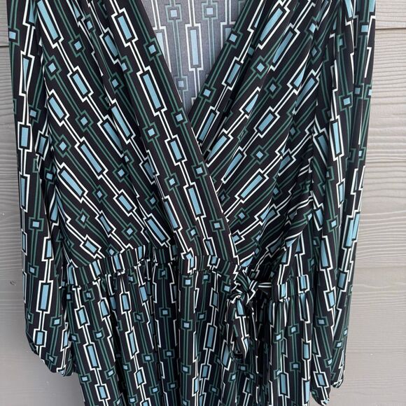 Lane Bryant faux wrap midi dress - Picture 4 of 7